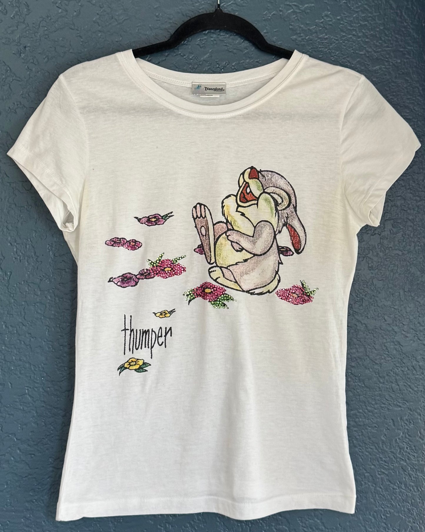 Y2K Rhinestone Thumper Shirt