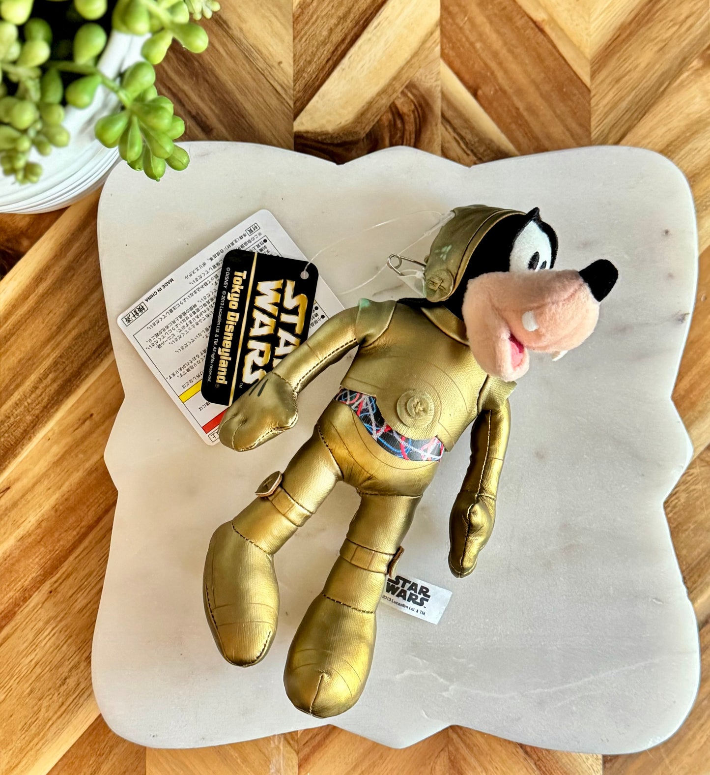 Star Wars Goofy C3PO Plush Bag Charm / Key Chain