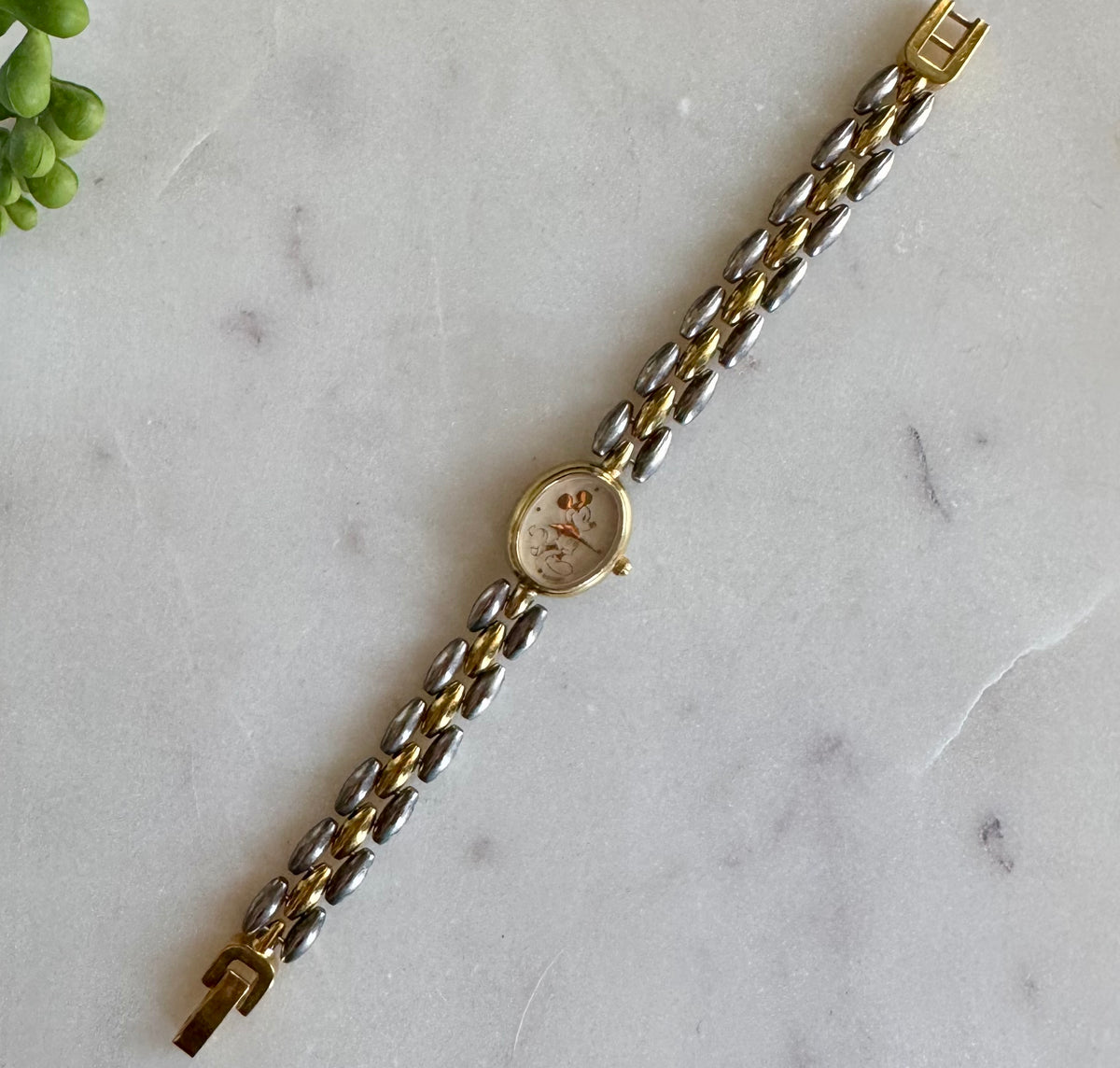 Mickey Mouse Two Tone Watch