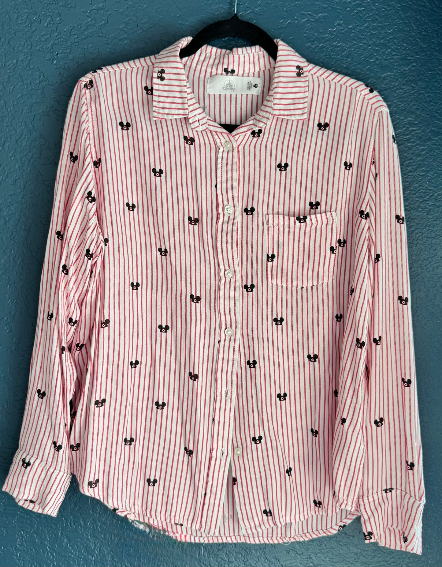 Striped Mousketeer Button Up Shirt