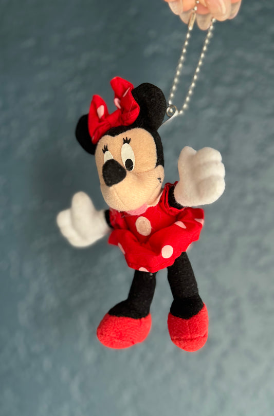 Minnie Mouse Plush Bag Charm / Key Chain