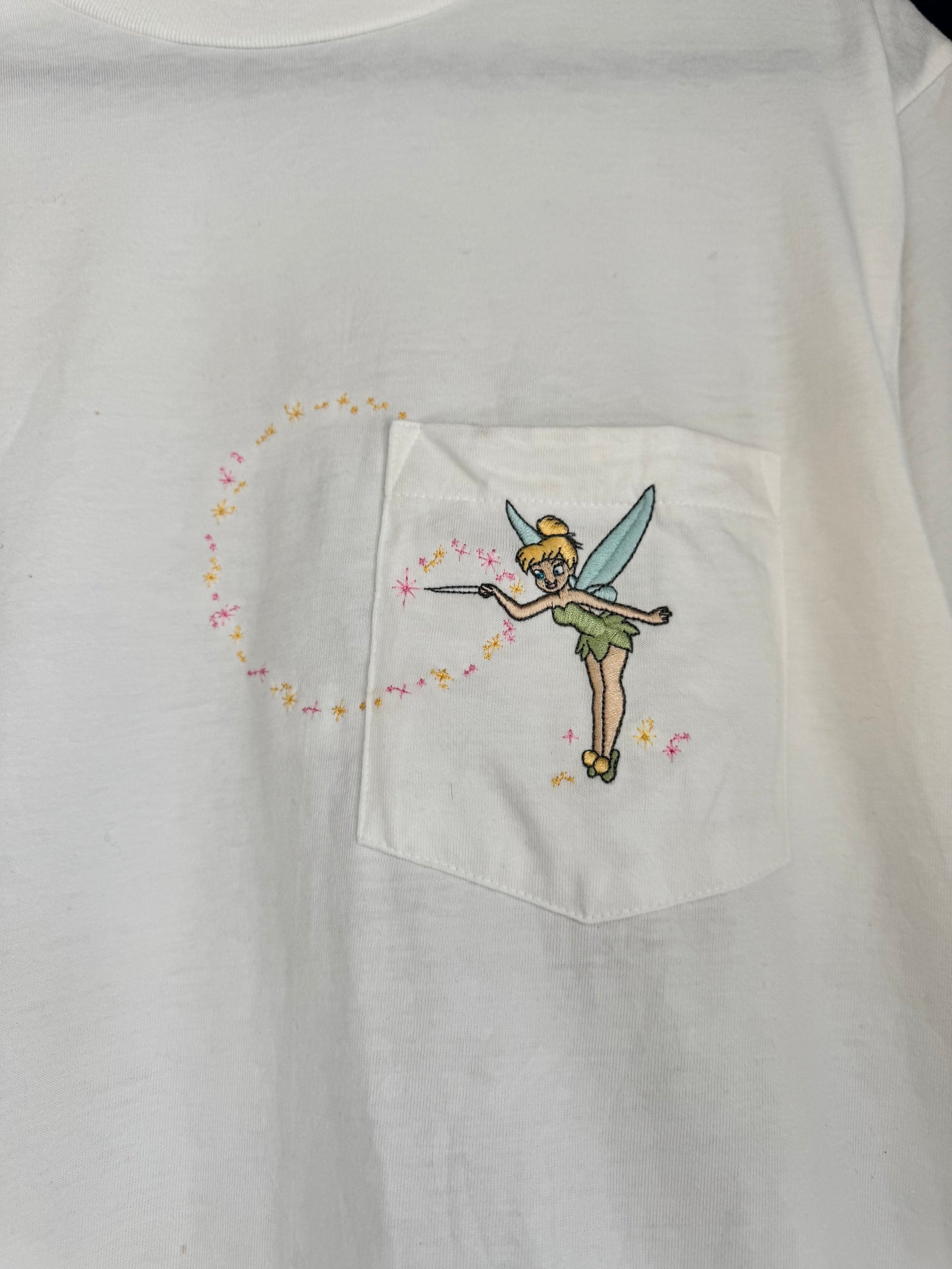 Embroidered Tinkerbell Pocket Shirt