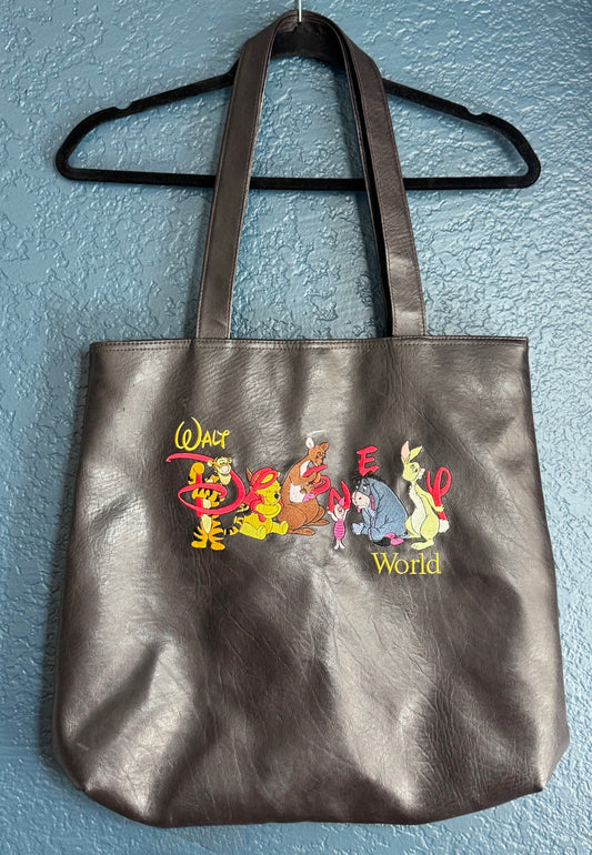 Embroidered Pooh & Friends WDW Tote Bag