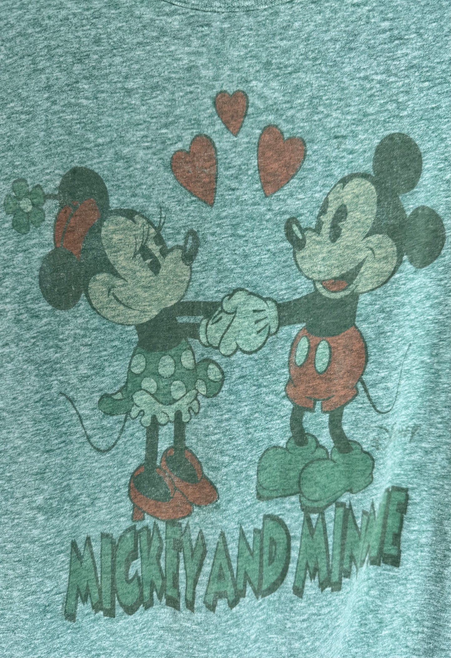 Y2K Mickey & Minnie Baby Tee