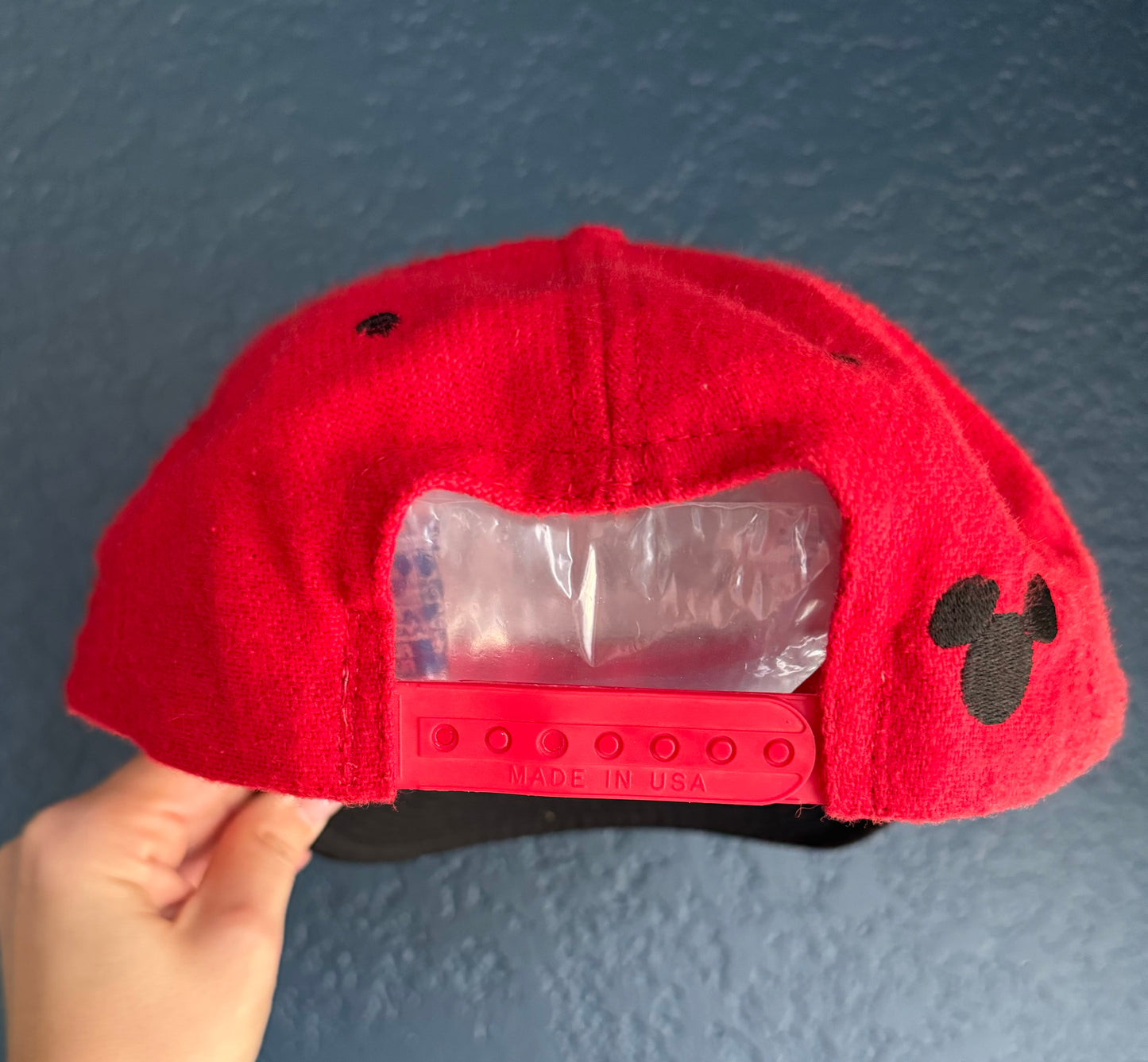 Textured Mickey Mouse Hat