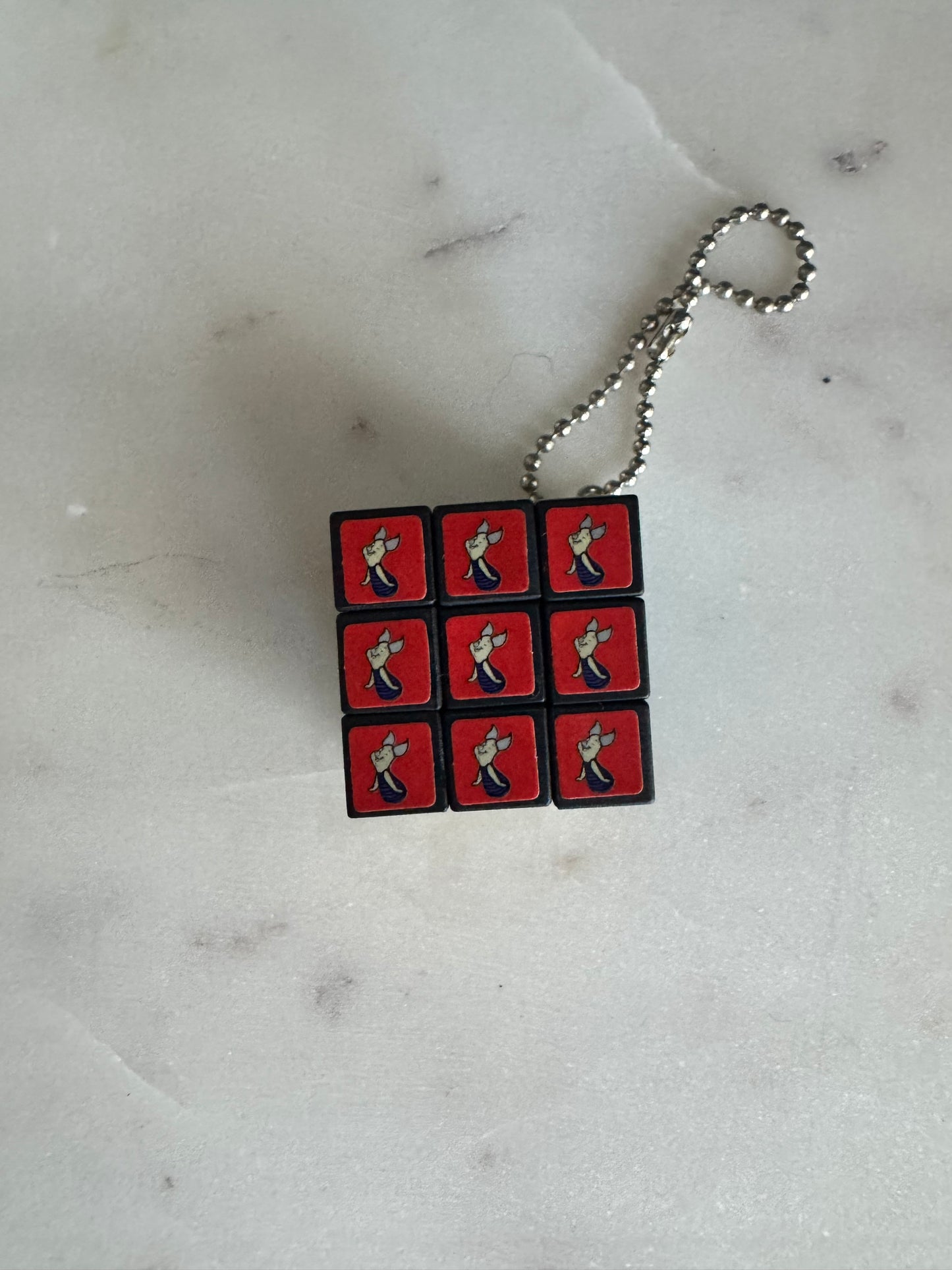 Pooh & Friends Rubik's Cube Bag Charm / Key Chain