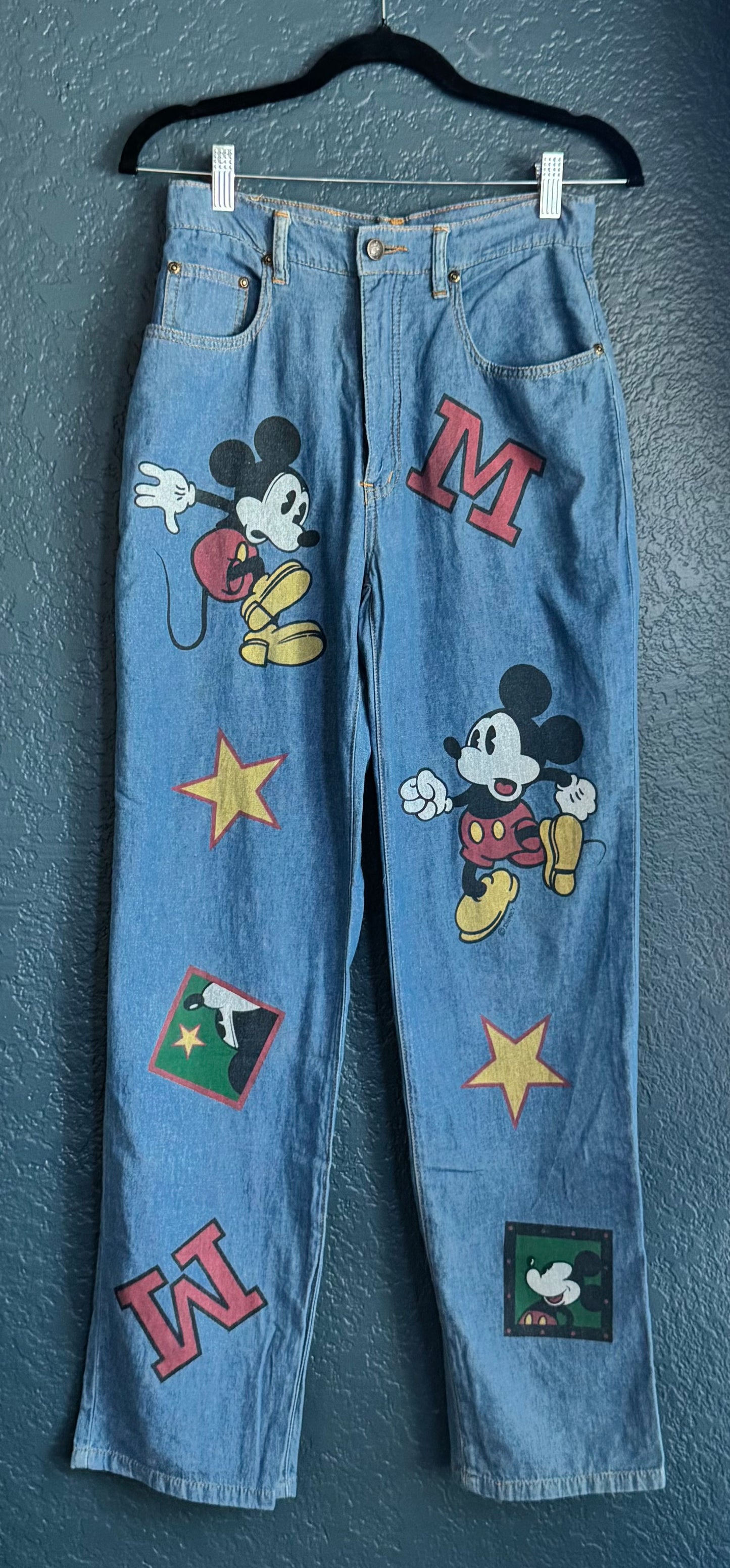 AOP Mickey Mouse Jeans