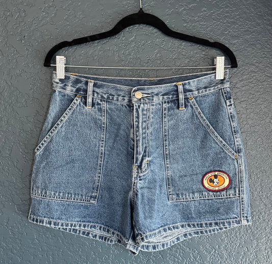 Denim Mickey Shorts