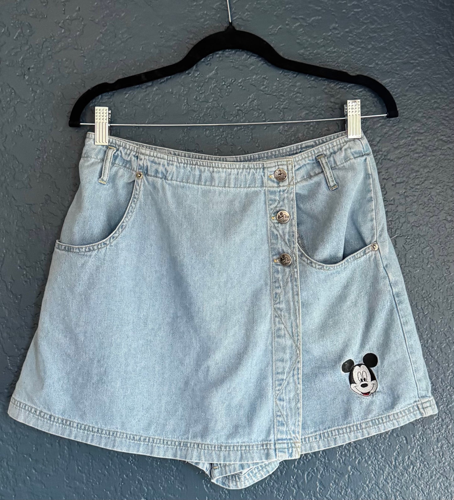 Denim Mickey Mouse Skort
