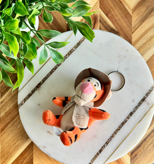 Safari Tigger Plush Bag Charm / Key Chain