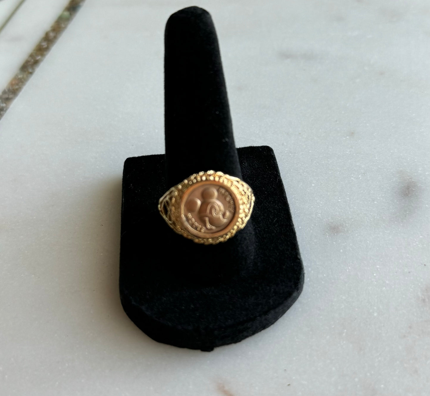 Mickey Mouse Coin Ring