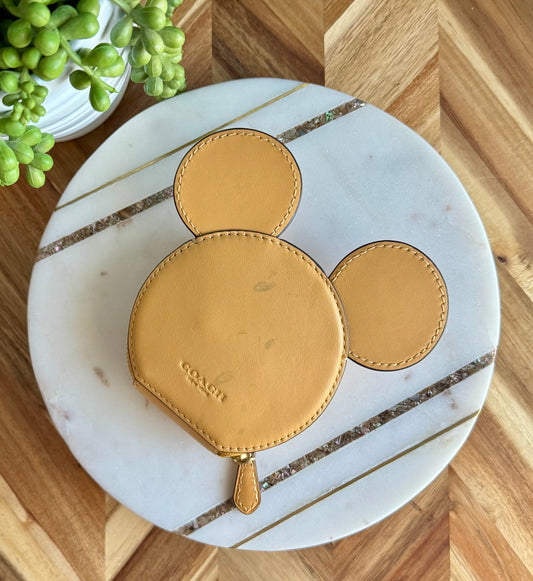 Coach Mickey Mouse Coin Pouch