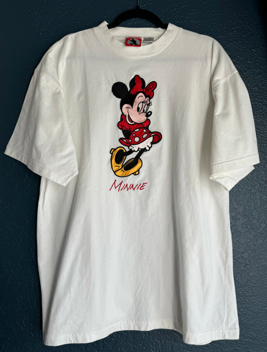 Embroidered Minnie Mouse Tee