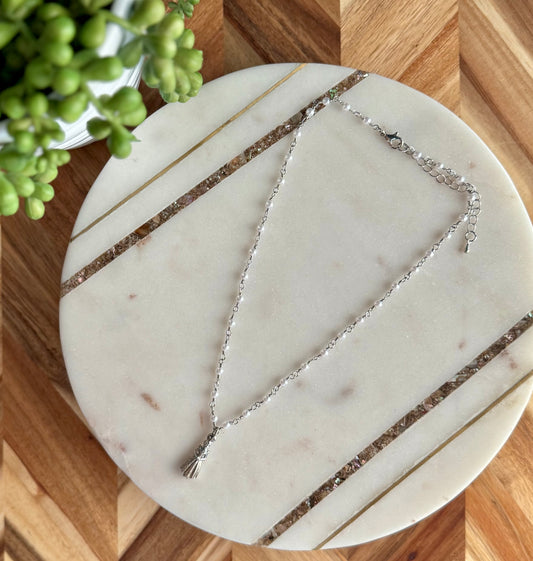 Cinderella Pendant Pearl Necklace