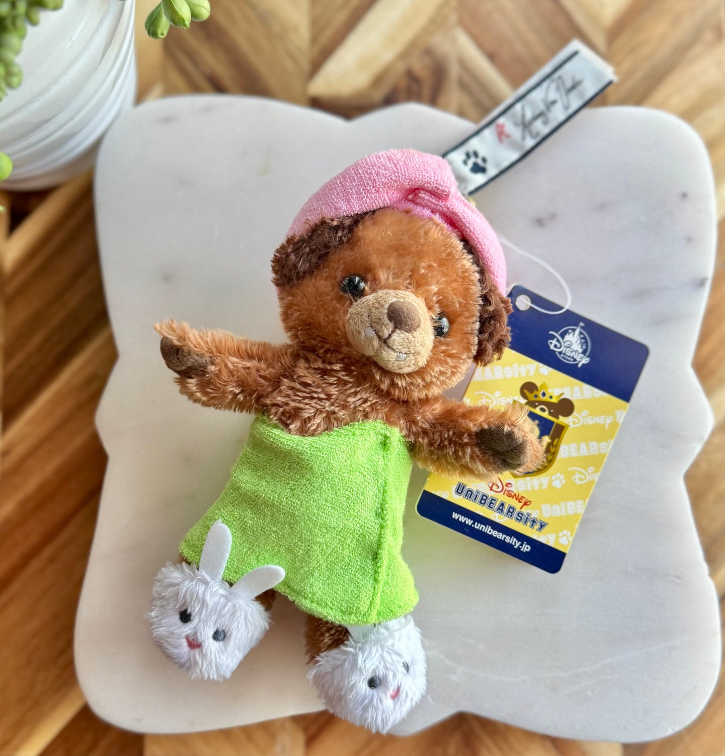 Disney UniBearsity Mambo Goofy Plush Bag Charm / Key Chain