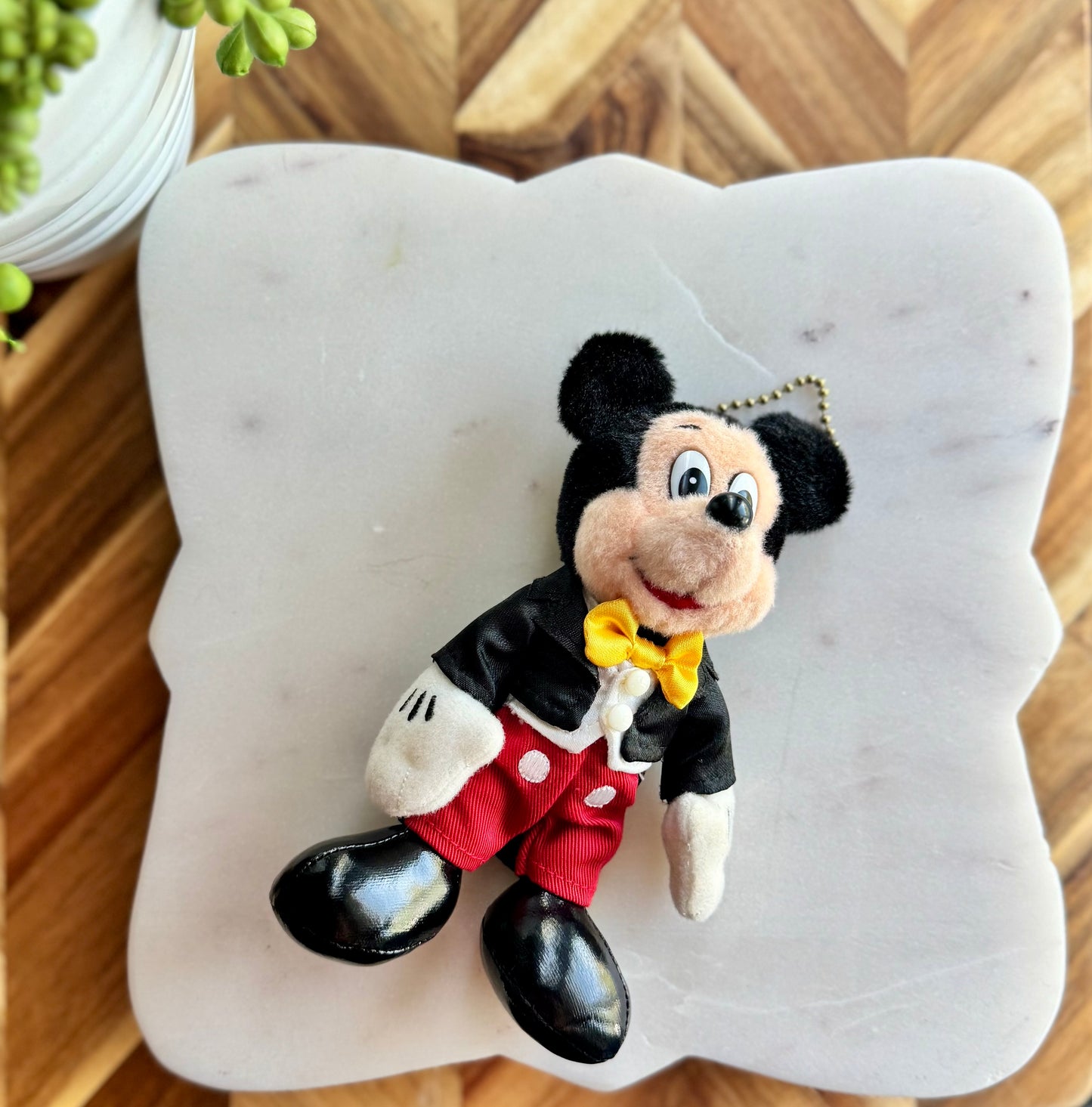 Tuxedo Mickey Mouse Plush Bag Charm / Key Chain