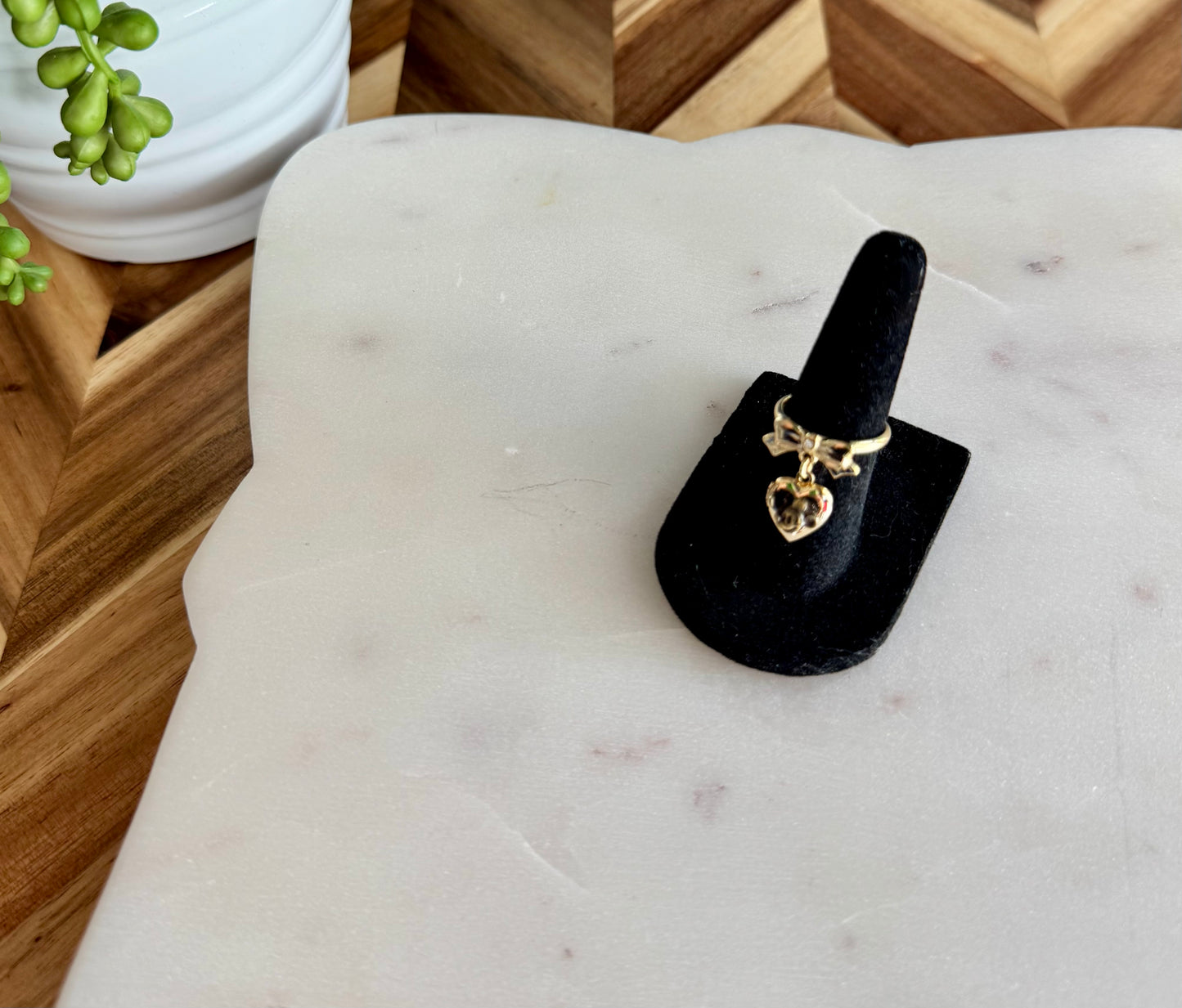 Mickey Mouse Heart Locket Ring