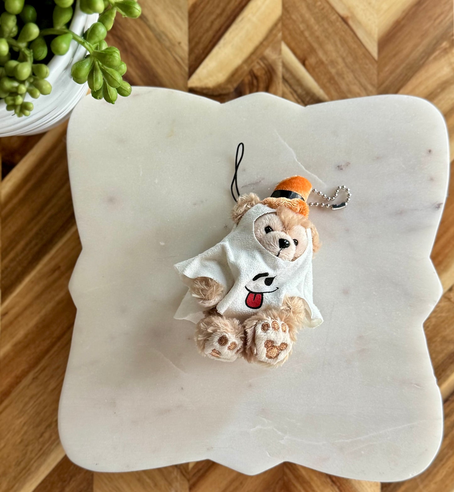 TDR Ghost Duffy Plush Bag Charm / Key Chain