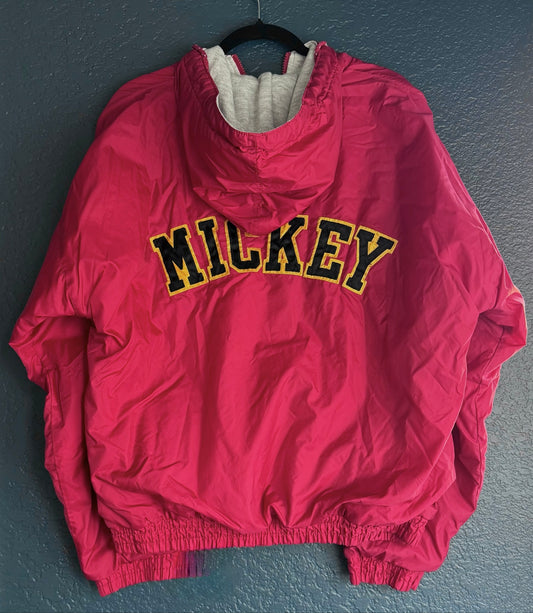 Mickey Mouse Red Windbreaker