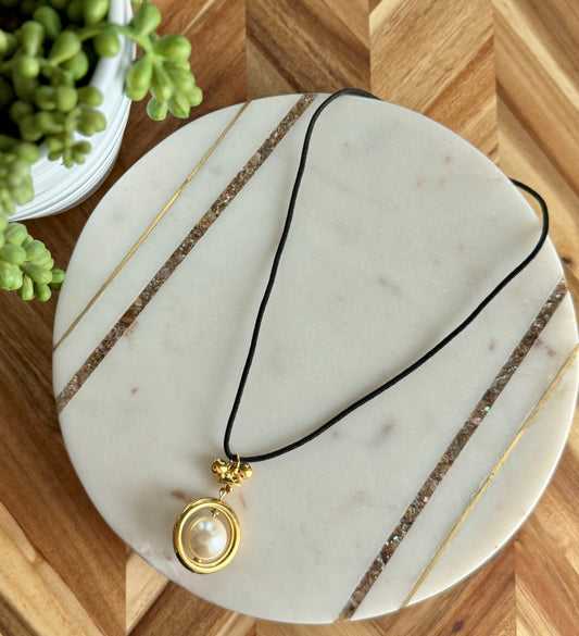 Napier Mickey Mouse Pearl Necklace