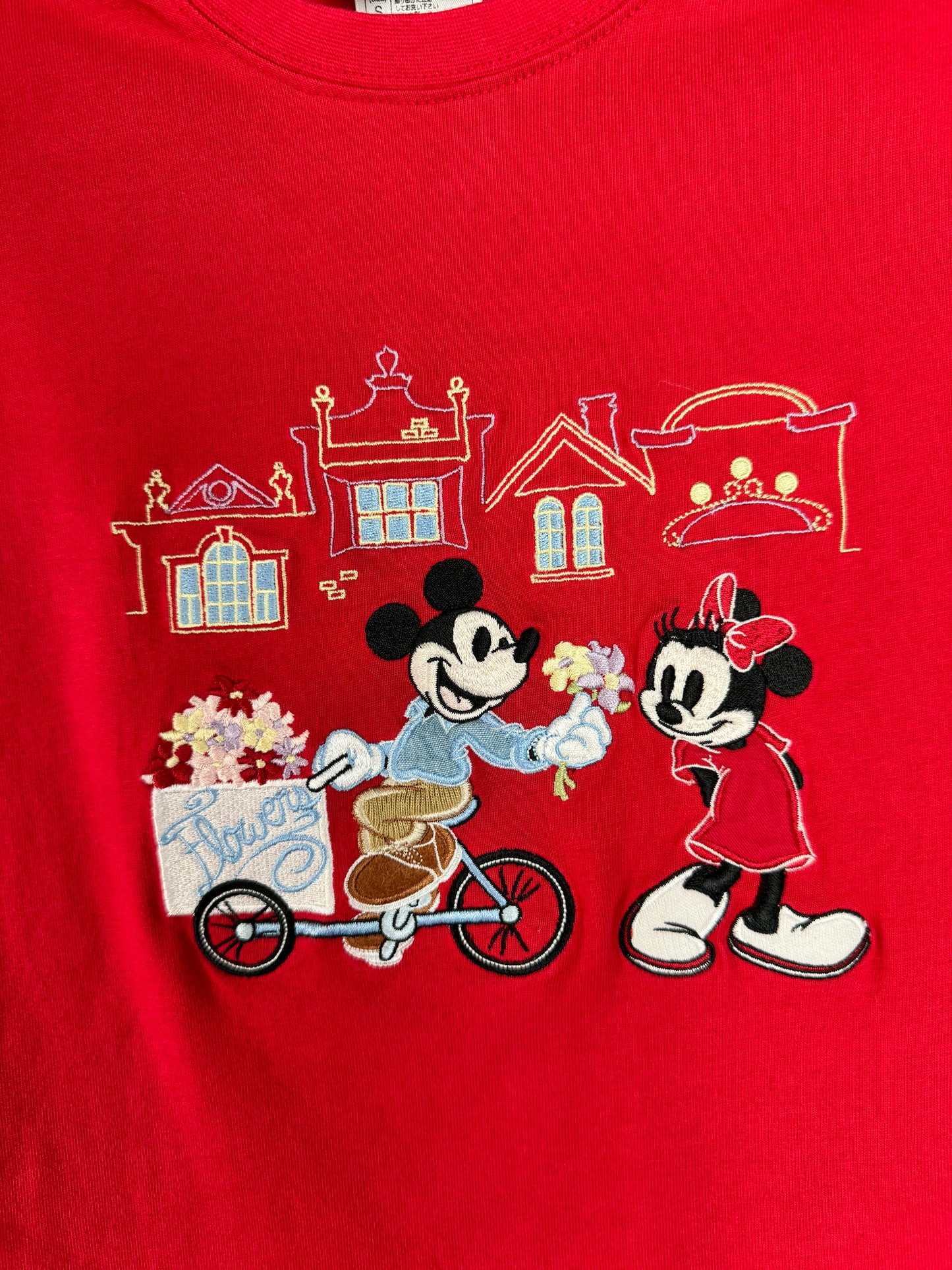 Embroidered Flowers on Mainstreet Shirt