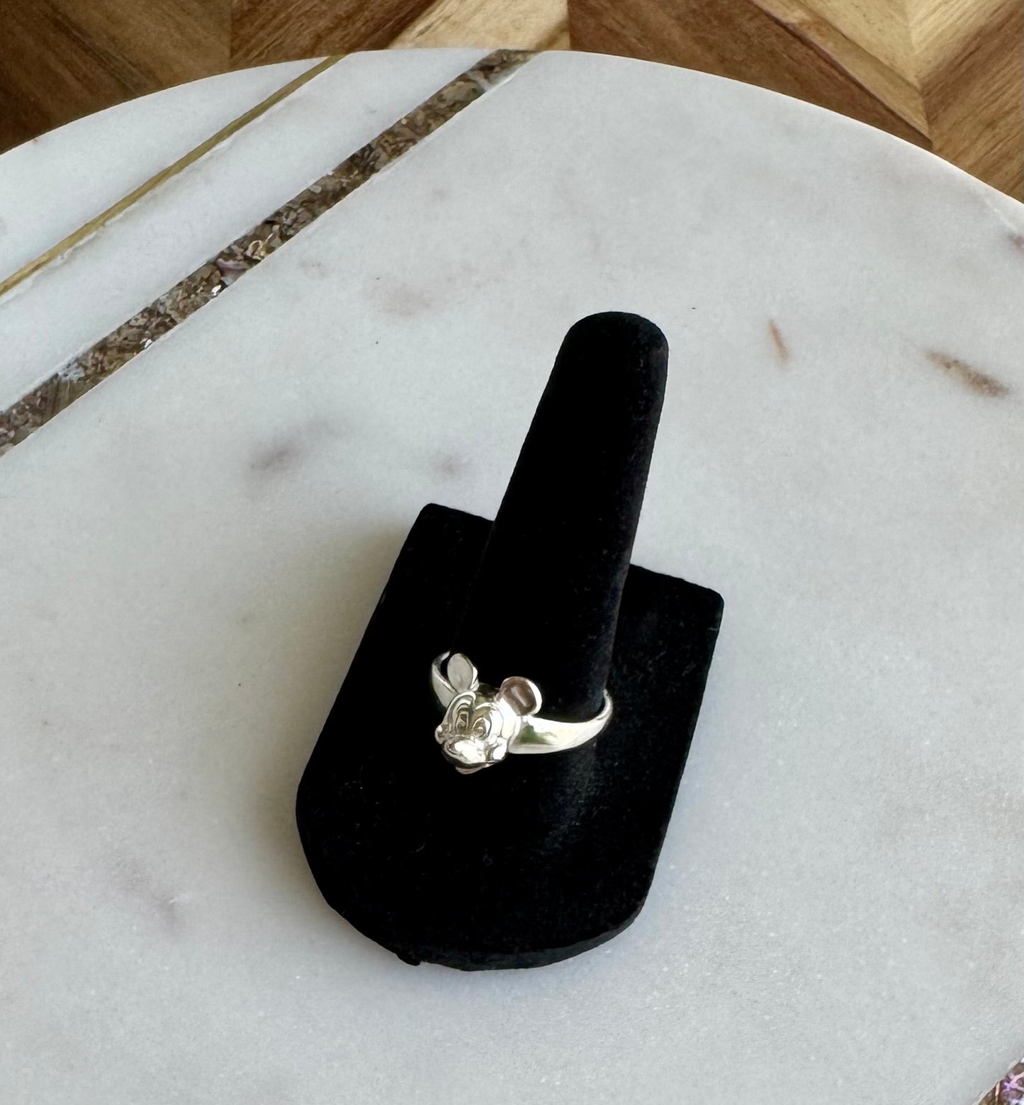 Sterling Silver Mickey Mouse Ring