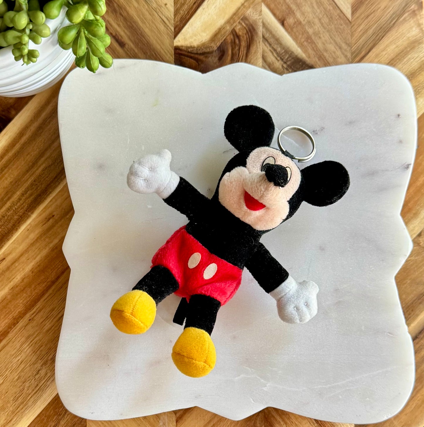 Mickey Mouse Plush Bag Charm / Key Chain Pouch