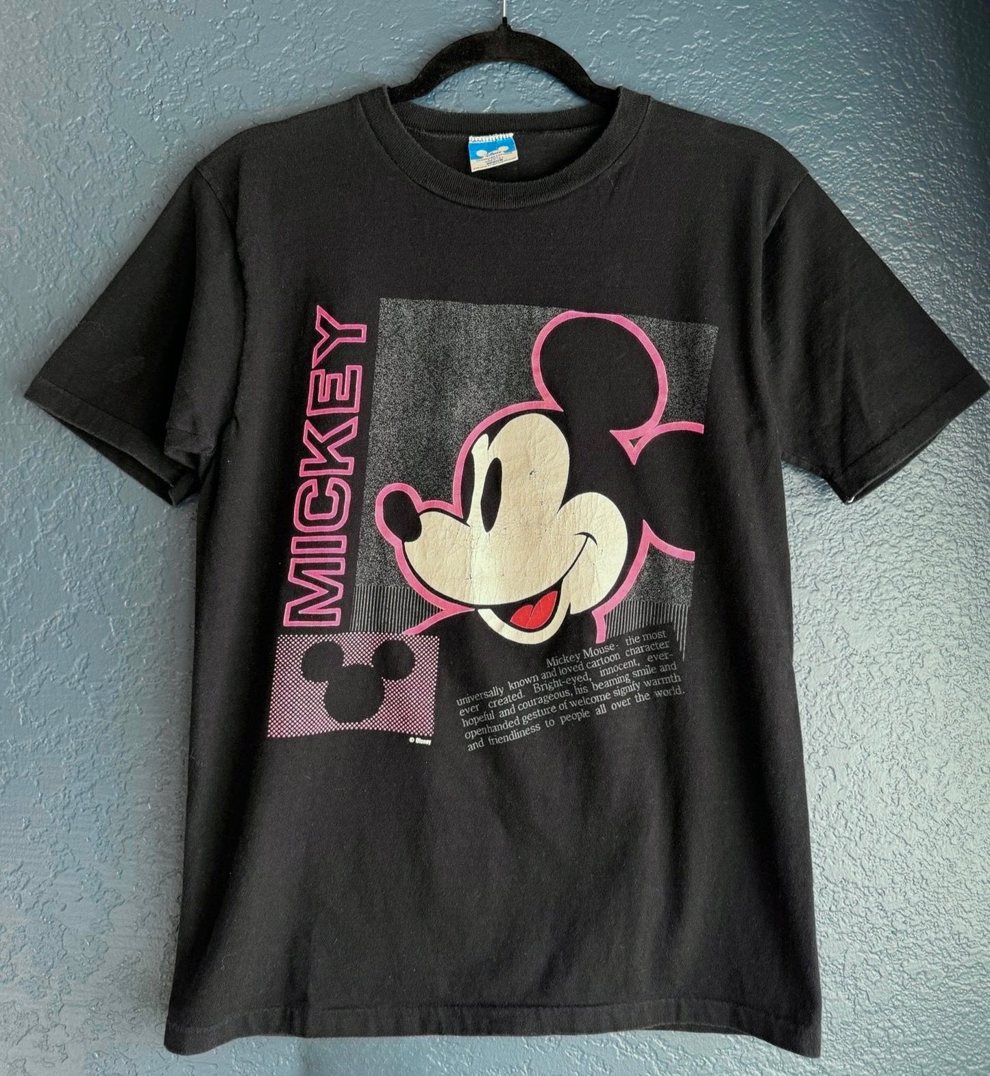 Neon Graphic Mickey Tee