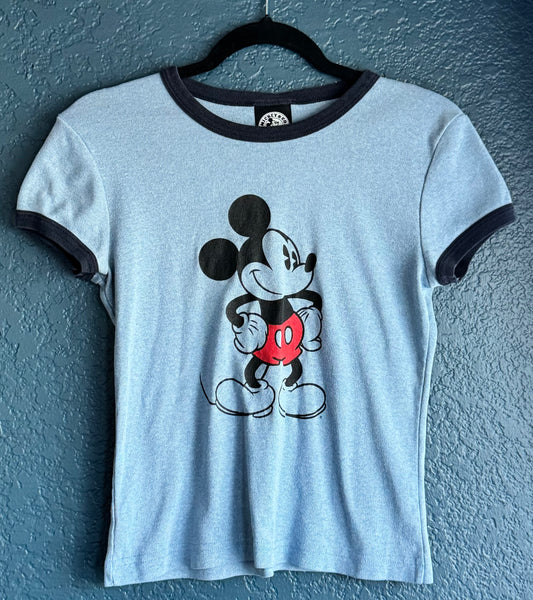 Mickey Mouse Ringer Baby Tee