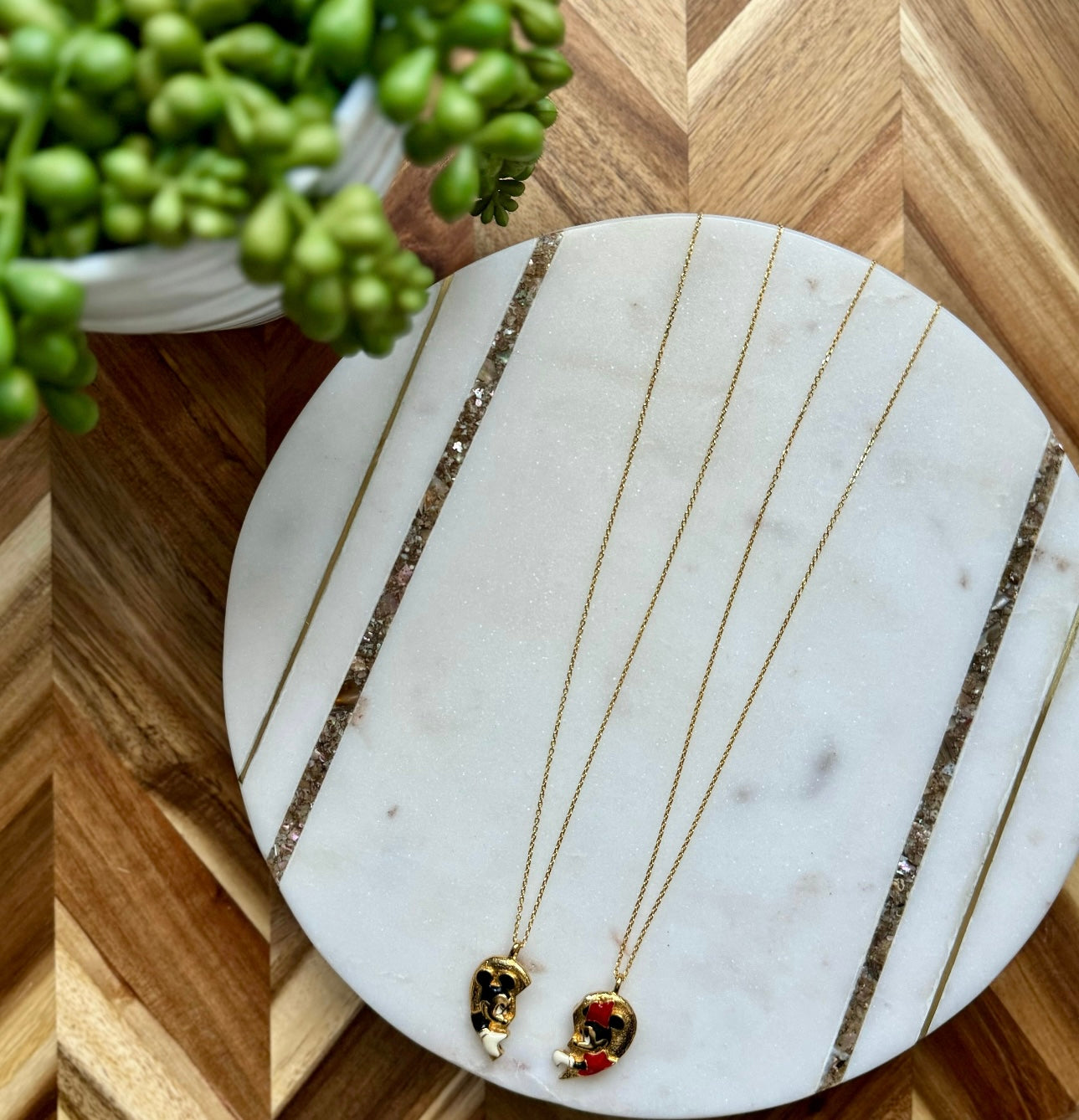 Bestie Mouse Necklace Set