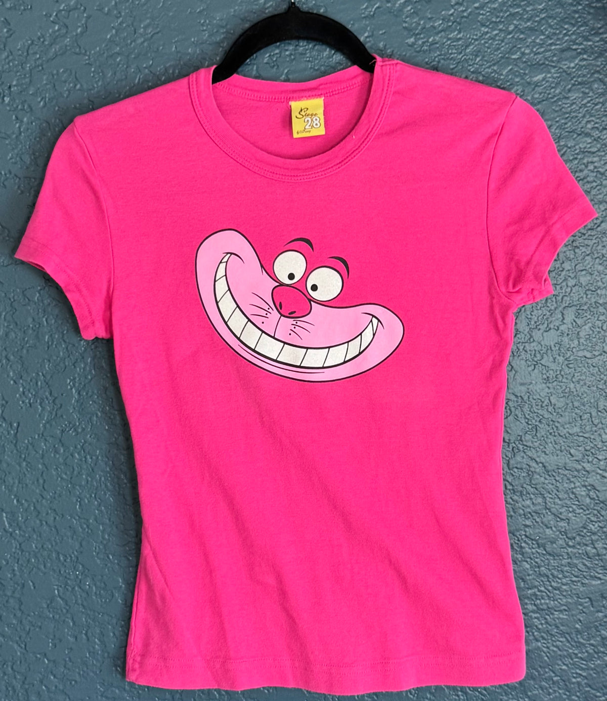 Y2K Cheshire Cat Baby Tee