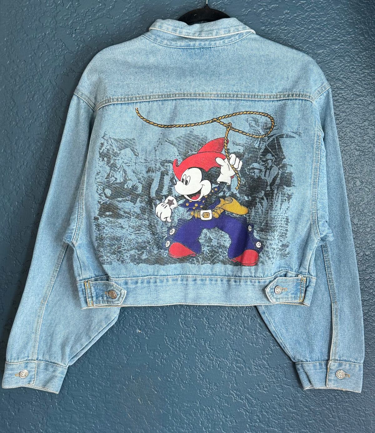 Cowboy Mickey Mouse Jean Jacket