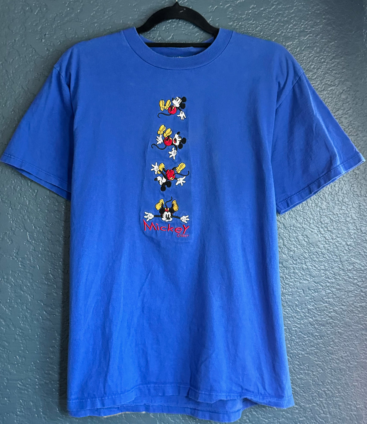 Embroidered Mickey Falling Shirt