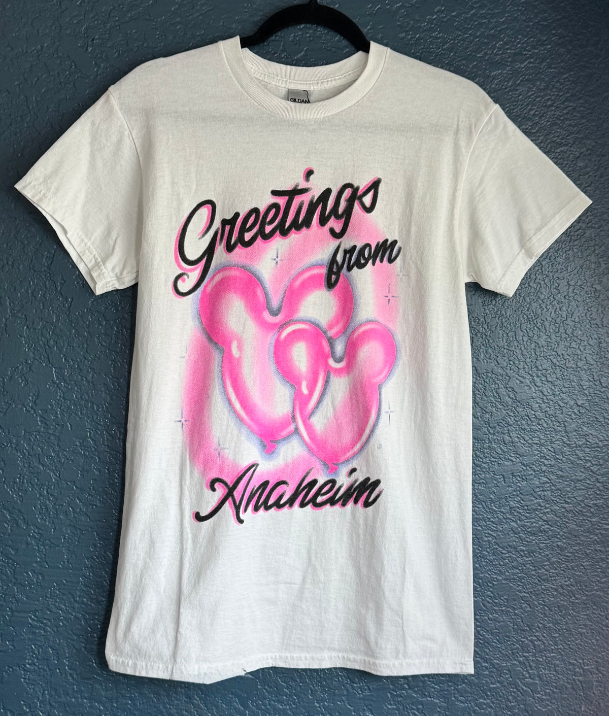 Airbrush Anaheim Mickey Balloon Shirt